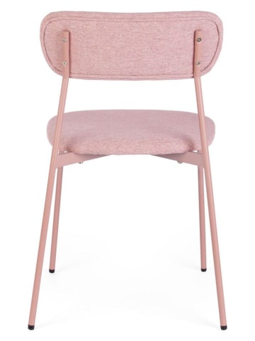 Bizzotto Eetkamerstoel "Inka" lichtroze - (B)45 x (H)78 x (D)49 cm