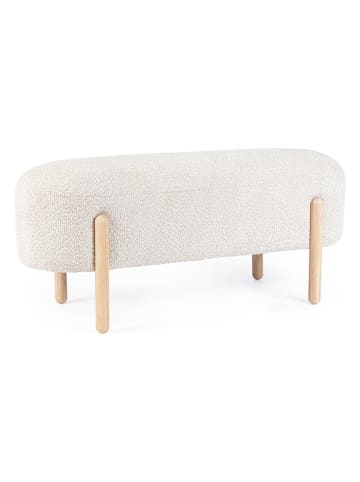 Bizzotto Zitbank "Dayla" crème - (B)108 x (H)48 x (D)41,5 cm