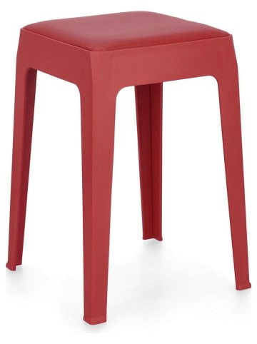 Bizzotto Hocker ''Bunny'' in Rot - (B)33 x (H)47 x (T)33 cm