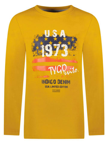Tygo & Vito Longsleeve "USA 1973" geel