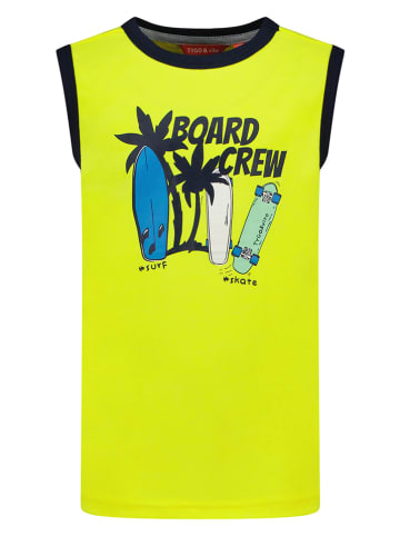 Tygo & Vito Top "Board Crew" w kolorze żółtym