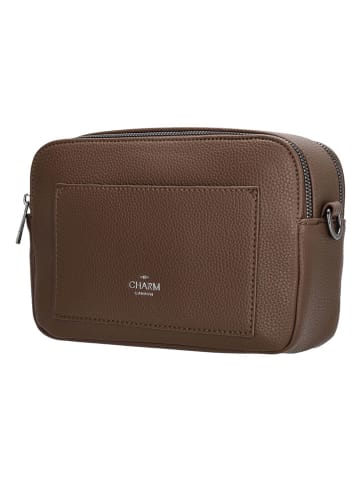 Charm Torebka w kolorze brązowym - 23 x 15 x 7 cm