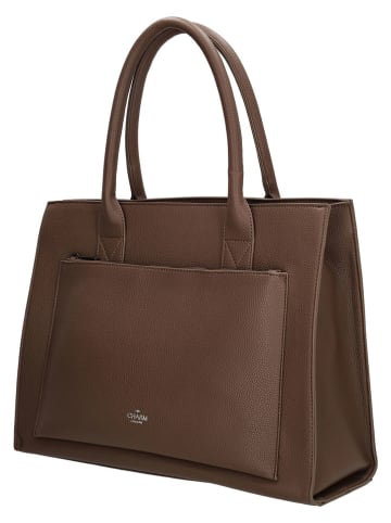 Charm Handtas bruin - (B)40 x (H)32 x (D)13 cm