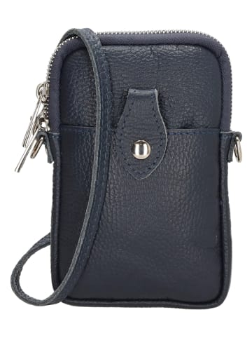 Charm Handytasche "Elisa" in Dunkelblau - (B)13 x (H)19 x (T)1 cm