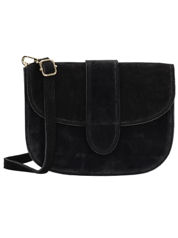 Charm Umhängetasche in Schwarz - (B)21 x (H)16 x (T)6 cm