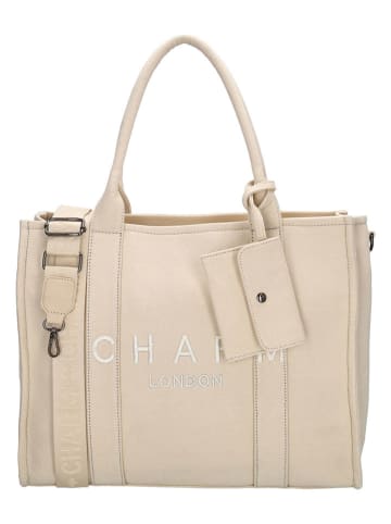 Charm Schultertasche in Beige - (B)42 x (H)34 x (T)16 cm