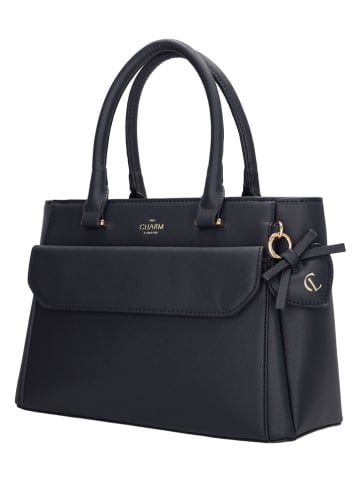 Charm Handtas zwart - (B)30 x (H)21 x (D)12 cm