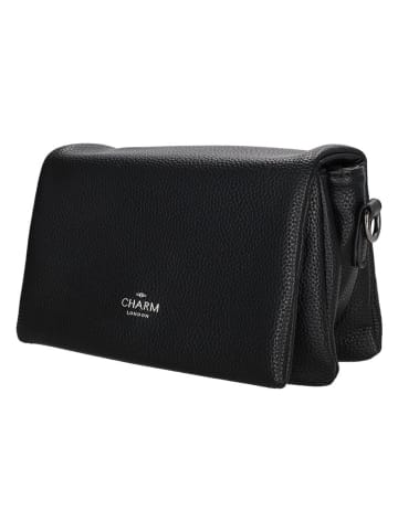 Charm Torebka w kolorze czarnym - 21 x 12 x 7,5 cm