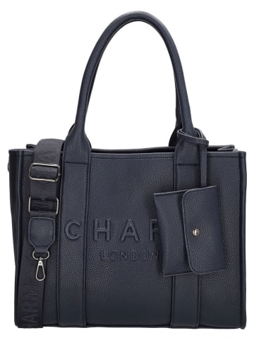 Charm Torebka w kolorze granatowym - 34 x 27 x 15 cm