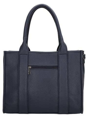 Charm Schultertasche in Dunkelblau - (B)34 x (H)27 x (T)15 cm