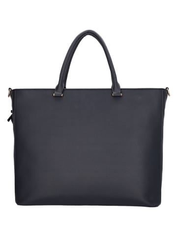 Charm Henkeltasche in Dunkelblau - (B)42 x (H)32 x (T)13,5 cm