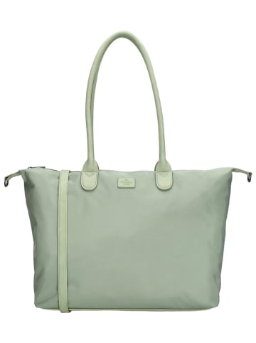 Charm Shopper "Buckingham Mono" in Hellgrün - (B)51 x (H)33 x (T)14 cm