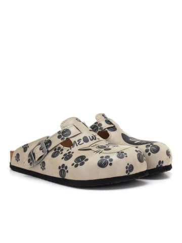 Calceo Clogs in Beige
