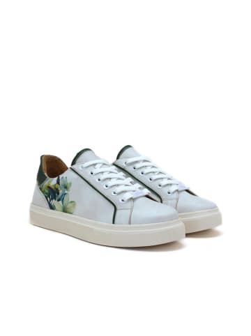 Goby Sneakers in Weiß/ Grün