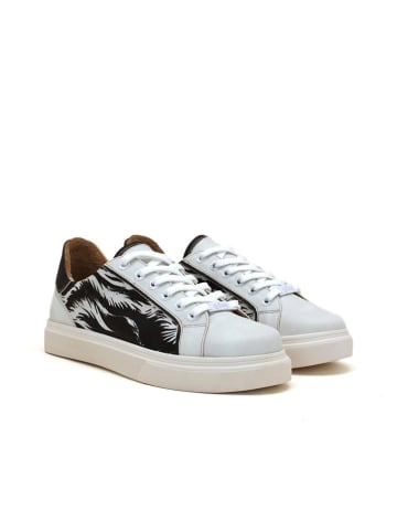 Goby Sneakers in Weiß/ Schwarz