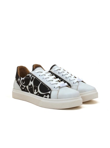 Goby Sneakers in Weiß/ Schwarz