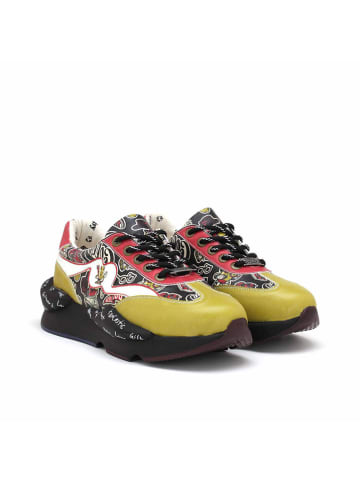 Goby Sneakers in Gelb/ Rot/ Weiß