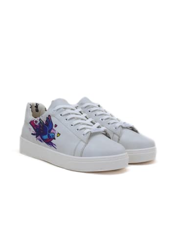 Goby Sneakersy w kolorze kremowym