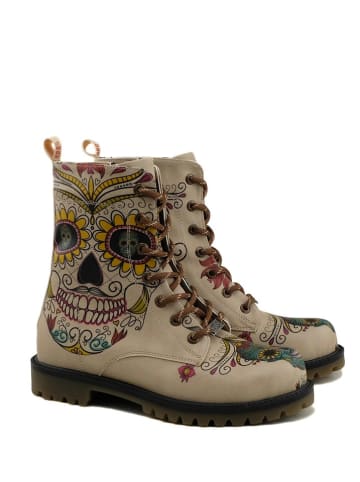 Goby Boots in Beige/ Bunt
