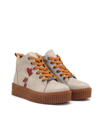 Goby Sneakersy w kolorze kremowym