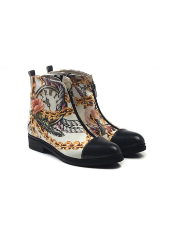 Goby Boots in Creme/ Bunt