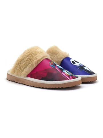 Neefs Pantoffels blauw/rood