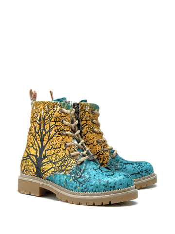 Goby Boots in Gelb/ Blau/ Bunt