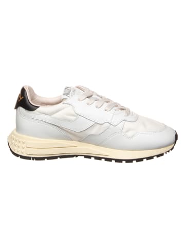 AUTRY Skórzane sneakersy "Reelwind Low" w kolorze biało-czarnym