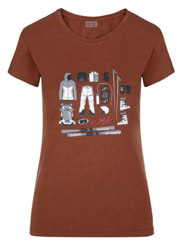 Kilpi Shirt "Tornes" in Rostrot
