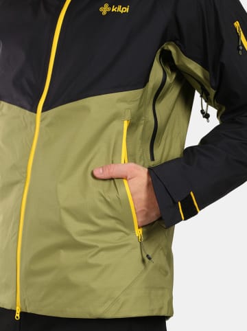 Kilpi Funktionsjacke "Metrix" in Grün/ Schwarz