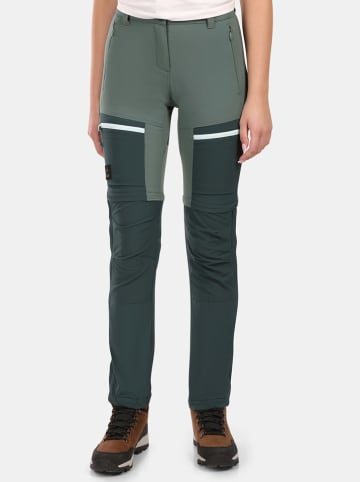 Kilpi Spodnie funkcyjne Zipp-Off "Hosio" w kolorze zielonym