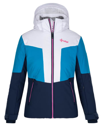 Kilpi Ski-/ Snowboardjacke "Florance" in Weiß/ Blau/ Dunkelblau