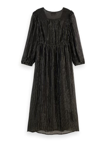 Scotch & Soda Kleid in Schwarz/ Gold