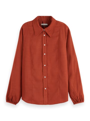 Scotch & Soda Blouse roodbruin