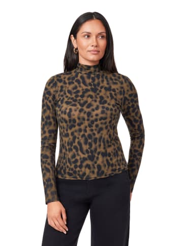 Scotch & Soda Longsleeve in Camel/ Schwarz