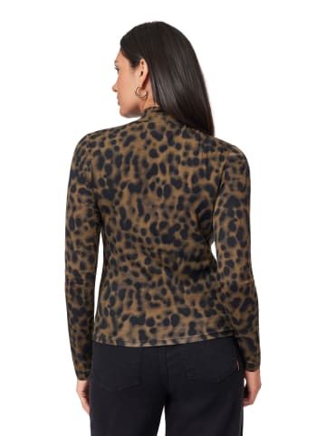 Scotch & Soda Longsleeve camel/zwart