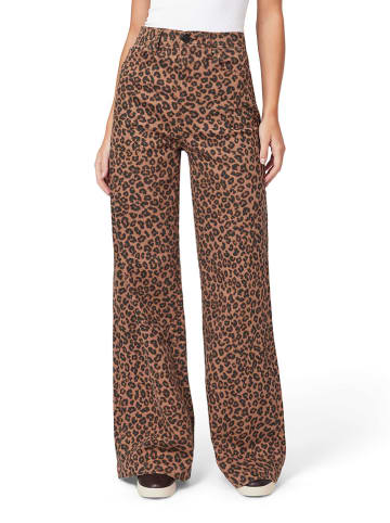 Scotch & Soda Marlenehose in Camel/ Schwarz