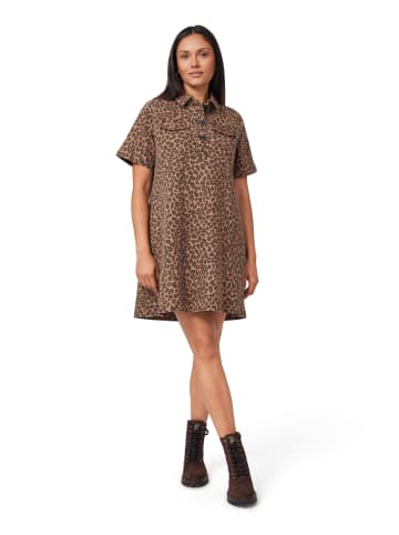 Scotch & Soda Sukienka w kolorze karmelowo-czarnym