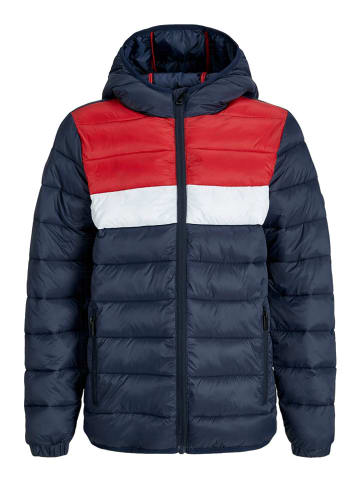 JACK & JONES Junior Kurtka pikowana "Wilson" w kolorze granatowym