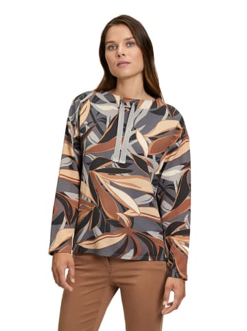 Betty Barclay Sweatshirt grijs/bruin/beige