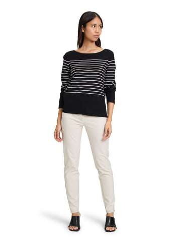 Betty Barclay Pullover in Schwarz/ Creme