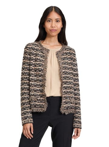 Betty Barclay Cardigan in Schwarz/ Beige