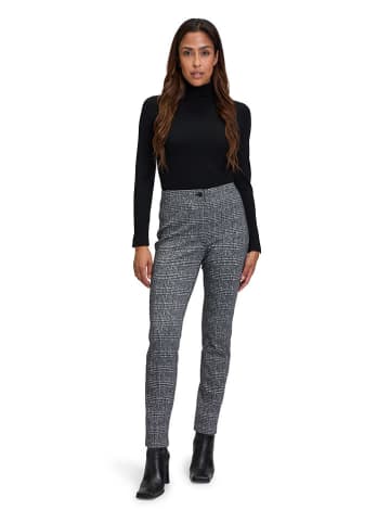 Betty Barclay Hose in Schwarz/ Creme