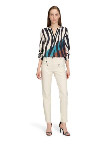 Betty Barclay Blouse donkerblauw/beige/bruin