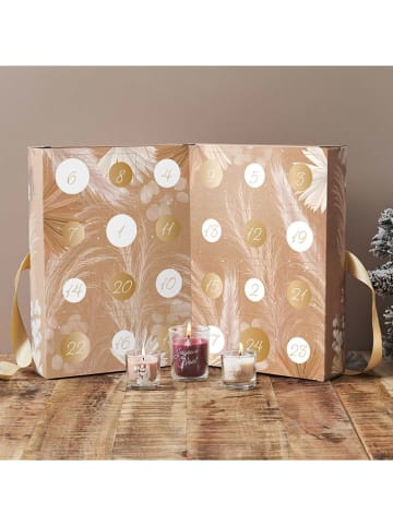 Make a Wish Kerzenkalender in Beige - (B)21,4 x (H)30,5 cm