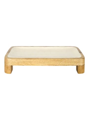 Ethnical Life Etagere in Beige/ Creme - (B)30 x (H)5,5 x (T)14 cm