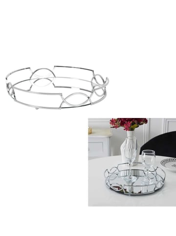 every ware Dienblad zilverkleurig - Ø 30 cm