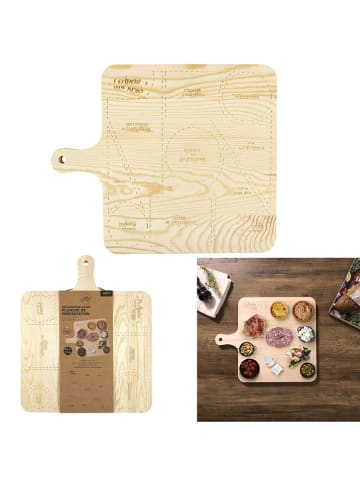 COOK CONCEPT Serveerplank naturel - (L)44 x (B)37 cm