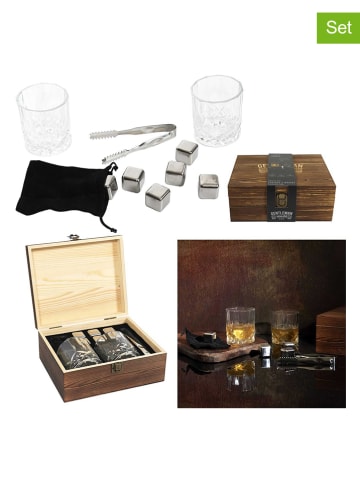 every ware 10-częściowy zestaw w kolorze brązowym do whisky