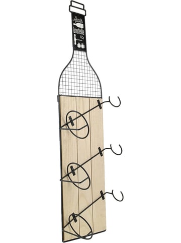 The Concept Factory Flessenrek zwart - (B)21 x (H)83,5 x (D)11 cm